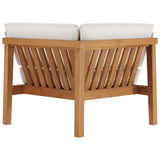 Bayport Outdoor Patio Teak Wood Corner Chair by Lefancy