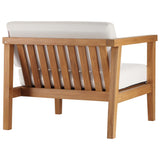 Bayport Outdoor Patio Teak Wood Left-Arm Chair by Lefancy