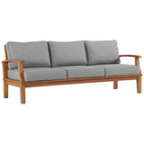 Marina Outdoor Patio Teak Sofa by Lefancy