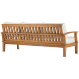 Marina Outdoor Patio Teak Sofa by Lefancy