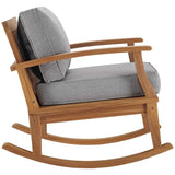 Marina Outdoor Patio Teak Rocking Chair by Lefancy