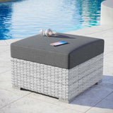 Convene Outdoor Patio Ottoman by Lefancy