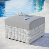 Convene Outdoor Patio Ottoman by Lefancy