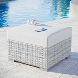 Convene Outdoor Patio Ottoman by Lefancy