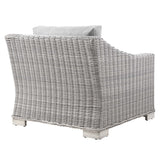 Conway Outdoor Patio Wicker Rattan Armchair by Lefancy