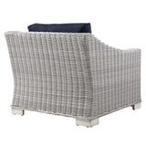 Conway Outdoor Patio Wicker Rattan Armchair by Lefancy