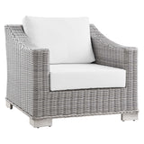 Conway Outdoor Patio Wicker Rattan Armchair by Lefancy