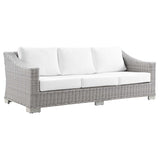 Conway Outdoor Patio Wicker Rattan Sofa by Lefancy