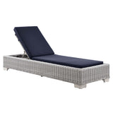 Conway Outdoor Patio Wicker Rattan Chaise Lounge by Lefancy