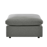 Commix Overstuffed Outdoor Patio Ottoman by Lefancy