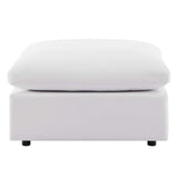 Commix Overstuffed Outdoor Patio Ottoman by Lefancy