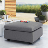 Commix Sunbrella® Outdoor Patio Ottoman by Lefancy