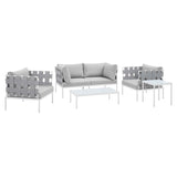 Harmony 5-Piece Sunbrella® Outdoor Patio Aluminum Furniture Set by Lefancy