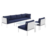 Harmony 8-Piece Sunbrella® Outdoor Patio Aluminum Sectional Sofa Set by Lefancy