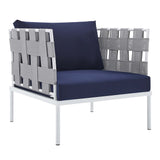 Harmony Sunbrella® Outdoor Patio Aluminum Armchair by Lefancy