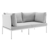 Harmony Sunbrella® Outdoor Patio Aluminum Loveseat by Lefancy