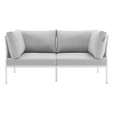 Harmony Sunbrella® Outdoor Patio Aluminum Loveseat by Lefancy