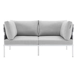 Harmony Sunbrella® Outdoor Patio Aluminum Loveseat by Lefancy