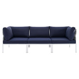 Harmony Sunbrella® Outdoor Patio Aluminum Sofa by Lefancy