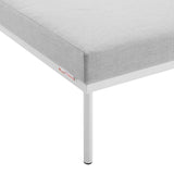 Harmony Sunbrella® Outdoor Patio Aluminum Ottoman by Lefancy