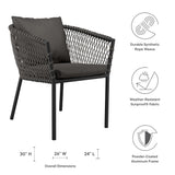 Sailor Outdoor Patio Dining Armchair by Lefancy