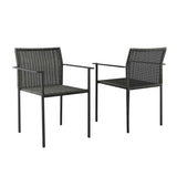 Lagoon Outdoor Patio Dining Armchairs Set of 2 by Lefancy