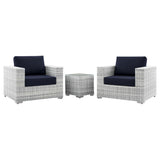 Convene 3-Piece Outdoor Patio Set by Lefancy