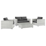 Convene 4-Piece Outdoor Patio Set by Lefancy