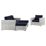 Convene 4-Piece Outdoor Patio Set by Lefancy