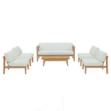 Bayport 6 Piece Outdoor Patio Teak Set by Lefancy