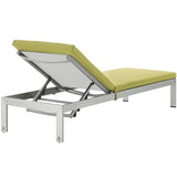 Shore Outdoor Patio Aluminum Chaise with Cushions by Lefancy