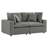 Commix Overstuffed Outdoor Patio Loveseat by Lefancy