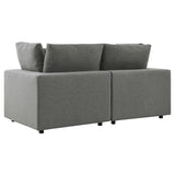 Commix Overstuffed Outdoor Patio Loveseat by Lefancy