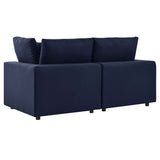 Commix Overstuffed Outdoor Patio Loveseat by Lefancy