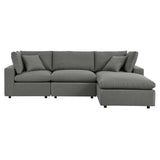 Commix 4-Piece Outdoor Patio Sectional Sofa by Lefancy