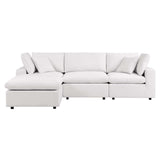 Commix 4-Piece Outdoor Patio Sectional Sofa by Lefancy