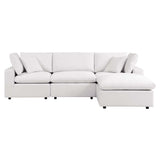 Commix 4-Piece Outdoor Patio Sectional Sofa by Lefancy