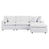 Commix 4-Piece Sunbrella® Outdoor Patio Sectional Sofa by Lefancy