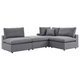 Commix 4-Piece Sunbrella® Outdoor Patio Sectional Sofa by Lefancy