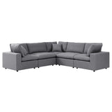 Commix 5-Piece Sunbrella® Outdoor Patio Sectional Sofa by Lefancy