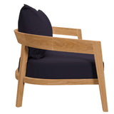 Brisbane Teak Wood Outdoor Patio Loveseat by Lefancy