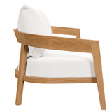 Brisbane Teak Wood Outdoor Patio Loveseat by Lefancy
