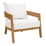 Brisbane Teak Wood Outdoor Patio Armchair by Lefancy