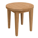 Brisbane Teak Wood Outdoor Patio Side Table by Lefancy