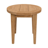 Brisbane Teak Wood Outdoor Patio Side Table by Lefancy