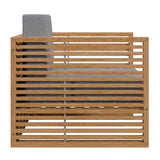 Carlsbad Teak Wood Outdoor Patio Armchair by Lefancy