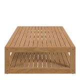 Carlsbad Teak Wood Outdoor Patio Coffee Table by Lefancy