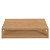 Carlsbad Teak Wood Outdoor Patio Coffee Table by Lefancy