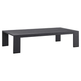 Tahoe Outdoor Patio Powder-Coated Aluminum Coffee Table by Lefancy