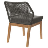 Wellspring Outdoor Patio Teak Wood Dining Chair by Lefancy